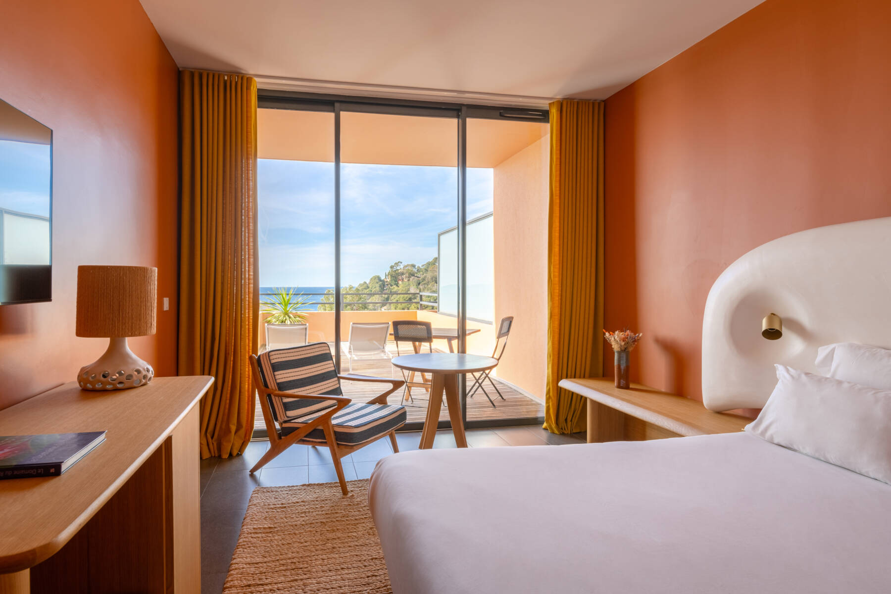 Chambre avec terrasse vue mer Var